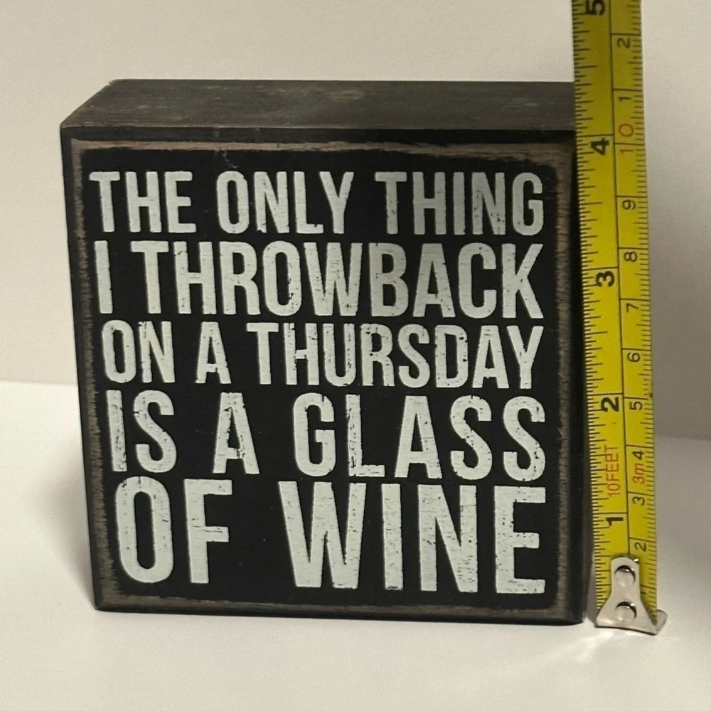 Decorative Wine Quote Signs